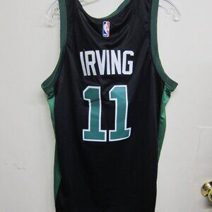 Nike Kyrie Irving Boston Celtics #11 Mens 48 (Lg.) Green/Black Basketball Jersey